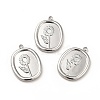 Non-Tarnish 304 Stainless Steel Pendants STAS-H172-17P-4