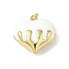 Rack Plating Brass Enamel Pendants KK-S366-05G-01-1