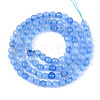 Dyed Natural White Jade Beads Strands X-G-T139-4mm-60-16-2