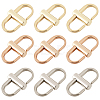 9Pcs 3 Colors Adjustable Iron Buckles for Chain Strap Bag IFIN-BBC0001-04A-1