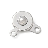 Brass Snap Clasps KK-U052-25P-1