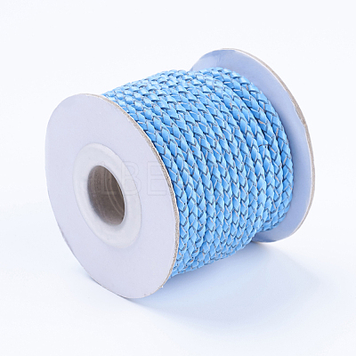 Round Braided Cowhide Cords WL-L009-01I-1