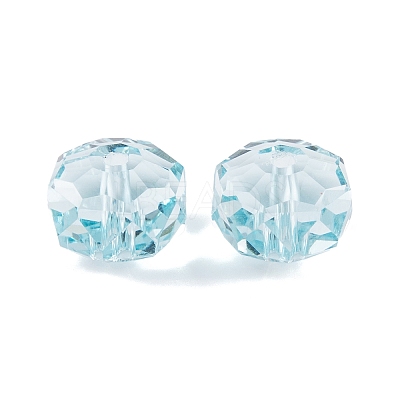 Transparent K9 Glass Beads GLAA-E048-28-1