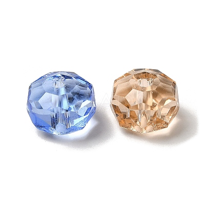 Transparent K9 Glass Beads GLAA-E048-01-1