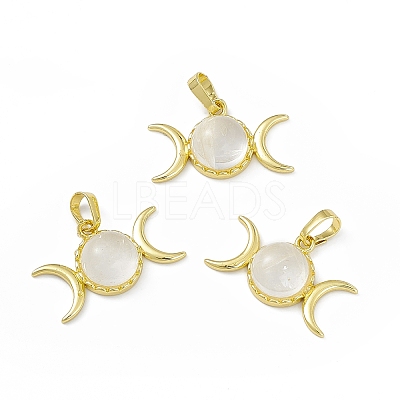 Natural Quartz Crystal Pendants G-H283-02B-1