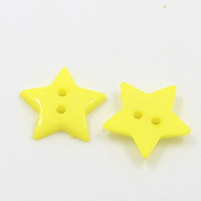 Acrylic Sewing Buttons BUTT-E070-A-10-1