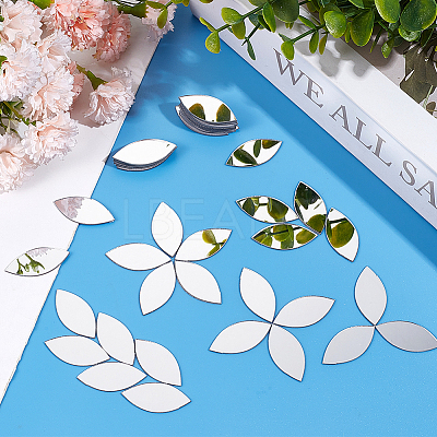 100Pcs Self-Adhesive Acrylic Mosaic Tiles DIY-OC0012-59A-1