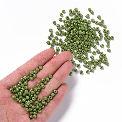 Baking Paint K9 Glass Seed Beads SEED-S003-K9-1