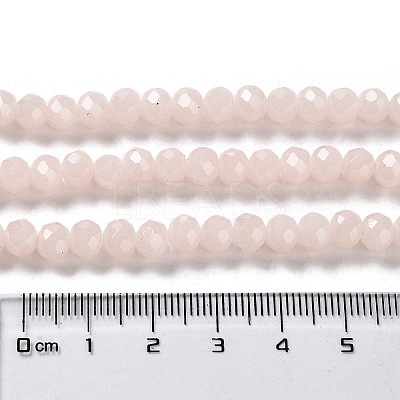 Baking Paint Imitation Jade Glass Bead Strands DGLA-A034-J6MM-A41-1