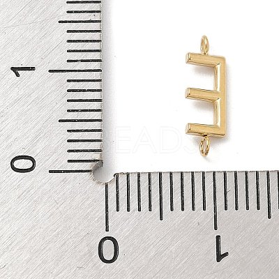 304 Stainless Steel Letter Connector Charms STAS-M108-01G-05-1
