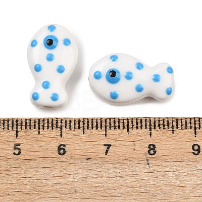 Handmade Porcelain Beads X-PORC-B009-03M-1