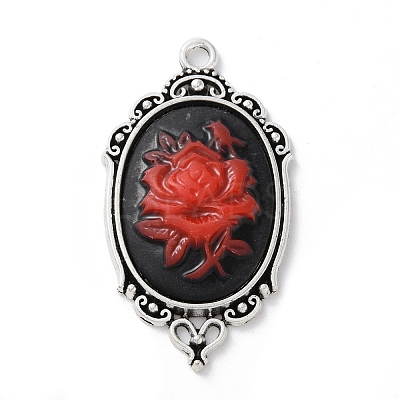 Tibetan Style Alloy Pendants TIBE-B002-04AS-02-1