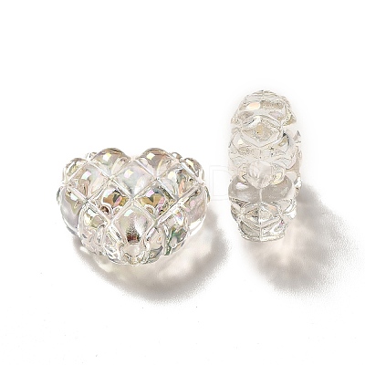 Transparent Acrylic Beads X-OACR-E016-01D-1