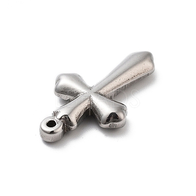 304 Stainless Steel Pendants STAS-Z091-08AS-02-1