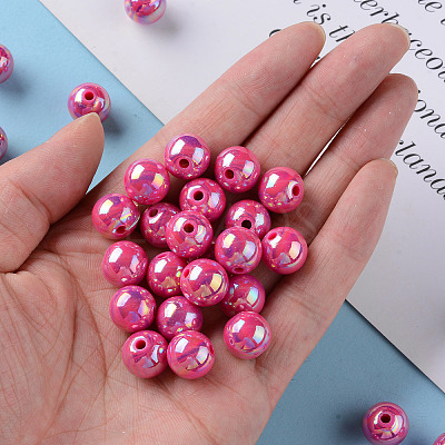 Opaque Acrylic Beads X-MACR-S370-D12mm-A13-1