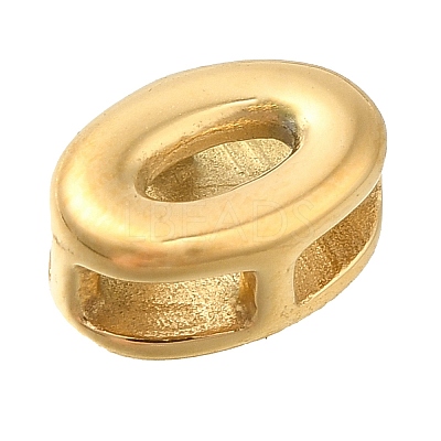 Ion Plating(IP) 304 Stainless Steel Slide Charms STAS-B075-37G-O-1