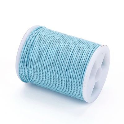 Round Waxed Polyester Cord YC-G006-01-1.0mm-06-1