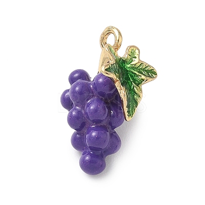 Fruit Theme Alloy Enamel Pendants LS-PALLOY-P314-01B-G-1