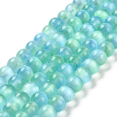 Natural Selenite Beads Strands G-P493-03C-1