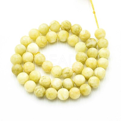 Natural Quartz Beads Strands G-N355-8mm-40-1