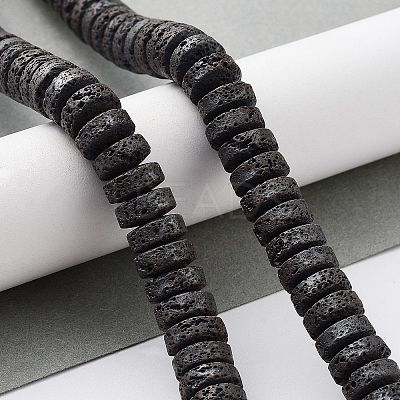 Natural Lava Rock Beads Strands G-H303-C09-1
