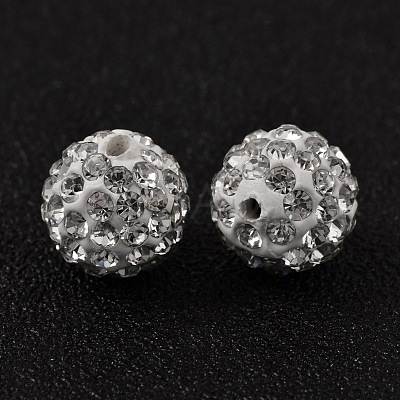 Pave Disco Ball Beads RB-Q195-10mm-001-1