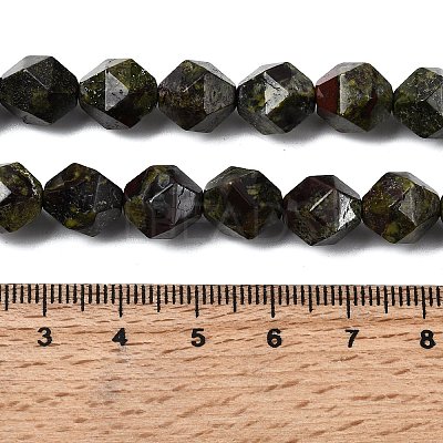 Natural Dragon Blood Beads Strands G-Z119-A17-03-1