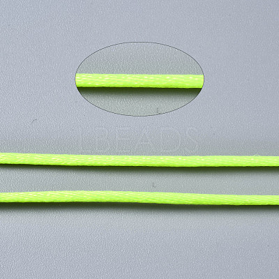 Nylon Satin Rattail Cord NWIR-R033-1.5mm-F228-1