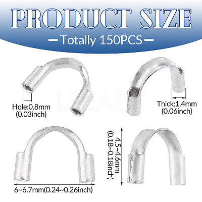 150Pcs 304 Surgical Stainless Steel Wire Guardian and Protectors STAS-TA0006-35A-P-1