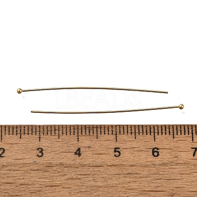 Brass Ball Head Pins KK-H502-03G-G-1