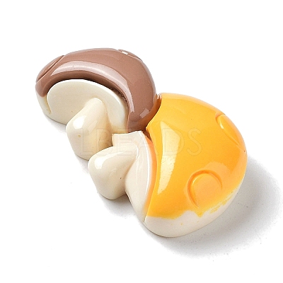 Autumn Theme Opaque Resin Cabochons CRES-A055-01B-1