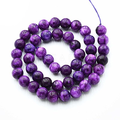 Natural Quartz Beads Strands G-N355-8mm-38-1