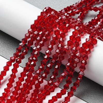 Transparent Glass Beads Strands EGLA-A039-T4mm-D27-1