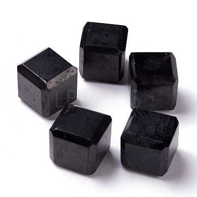 Natural Shungite Beads G-F675-23B-1