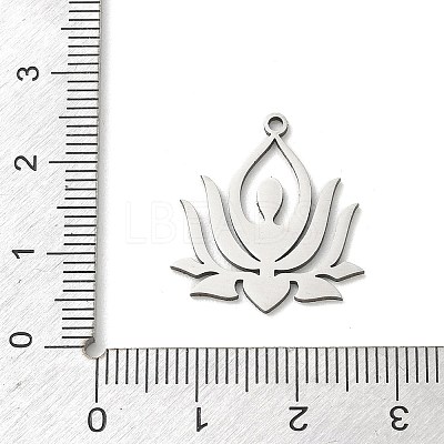 Yoga 201 Stainless Steel Pendants STAS-B136-14P-1