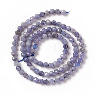 Natural Tanzanite Beads Strands G-F717-17B-1