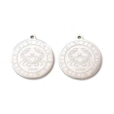 Non-Tarnish 304 Stainless Steel Pendants STAS-A074-03L-P-1
