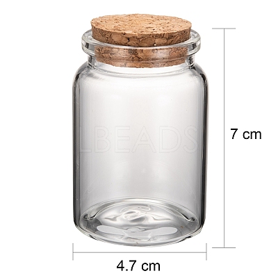 Glass Jar Glass Bottles Bead Containers LS-AJEW-S074-03B-1