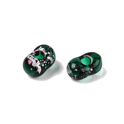 Picasso Spray Painted Glass Seed Beads SEED-T006-04-13-1