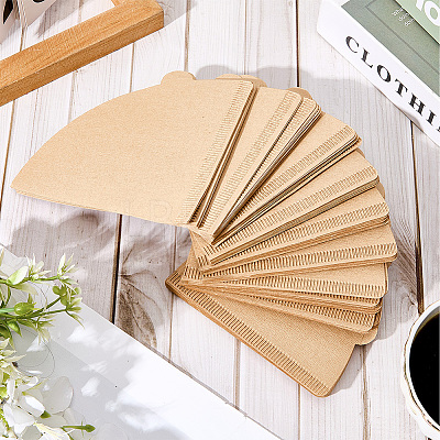 100Pcs Paper Coffee Filters FIND-CN0002-08-1