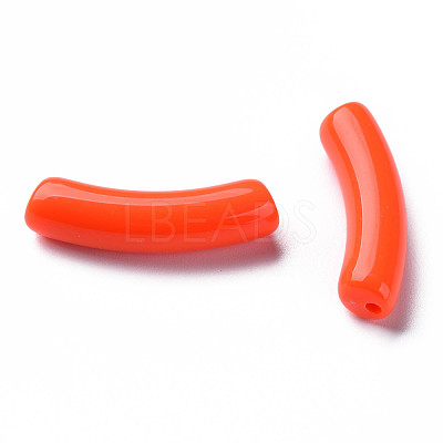 Opaque Acrylic Beads MACR-S372-002B-SM-1