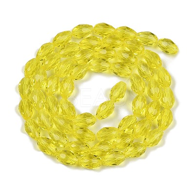 Transparent Glass Beads Strands LS-EGLA-N013-T6mm-D26-1