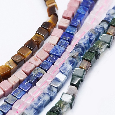 Natural Mixed Gemstone Beads Strands G-K260-08-1
