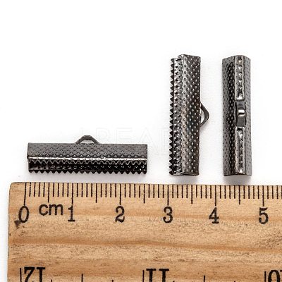 Iron Ribbon Crimp Ends X-E182Y-B-1