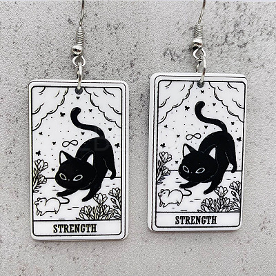 Cartoon Theme Acrylic Dangle Earrings FS-WG40F70-07-1