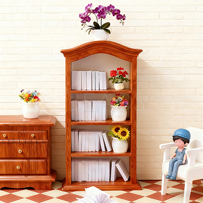 Paper Mini Book Display Decorations DJEW-CP0001-45B-1