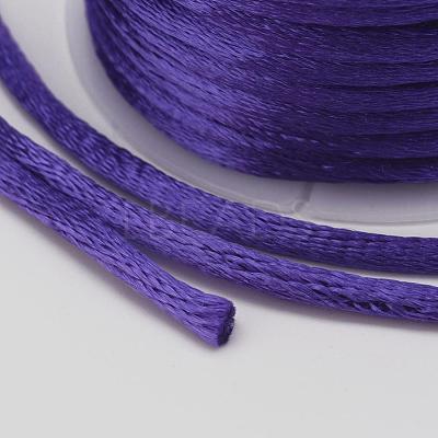 Nylon Satin Rattail Cords NWIR-L006-2mm-08-1