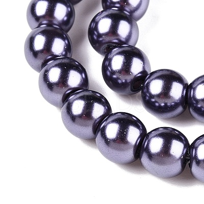 Baking Paint Glass Pearl Bead Strands HY-Q003-3mm-73-1