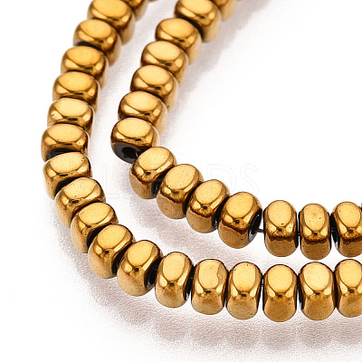 Electroplated Synthetic Non-magnetic Hematite Beads Strands G-T139-61B-1