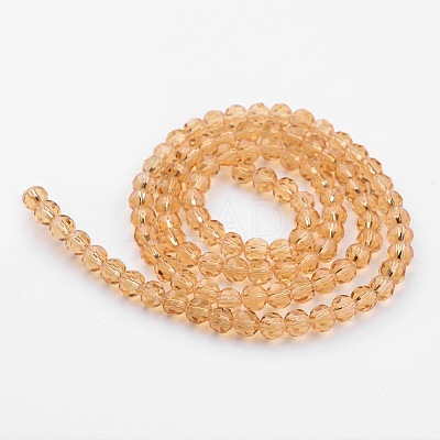 Transparent Glass Bead Strands GLAA-G013-6mm-92-1